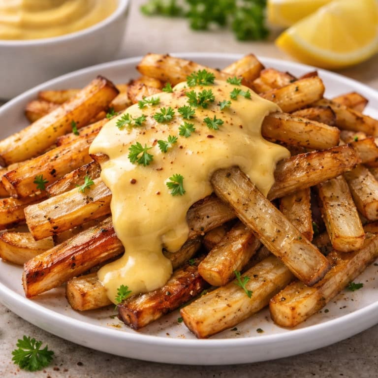 low carb celery root fries